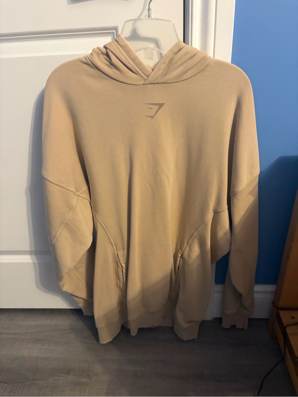 Gymshark Men’s Tan Hoodie Pullover